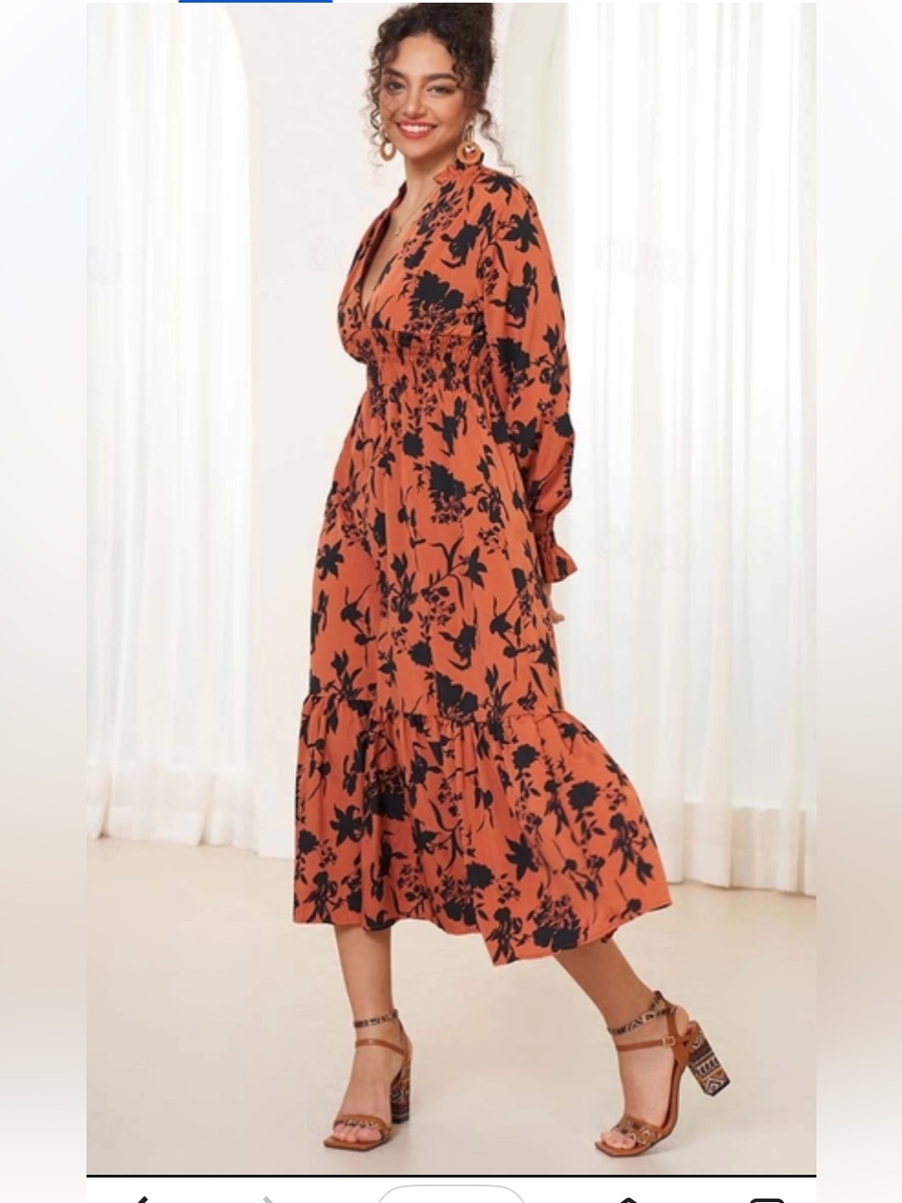 Floral Fall Dress